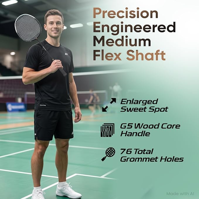 Carbon X CORE Badminton Racket Set β 2 Rackets