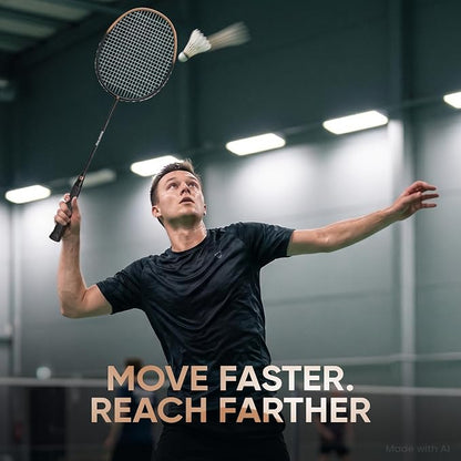 Carbon X PRO Badminton Racket, 4U Lightweight (70–75g)