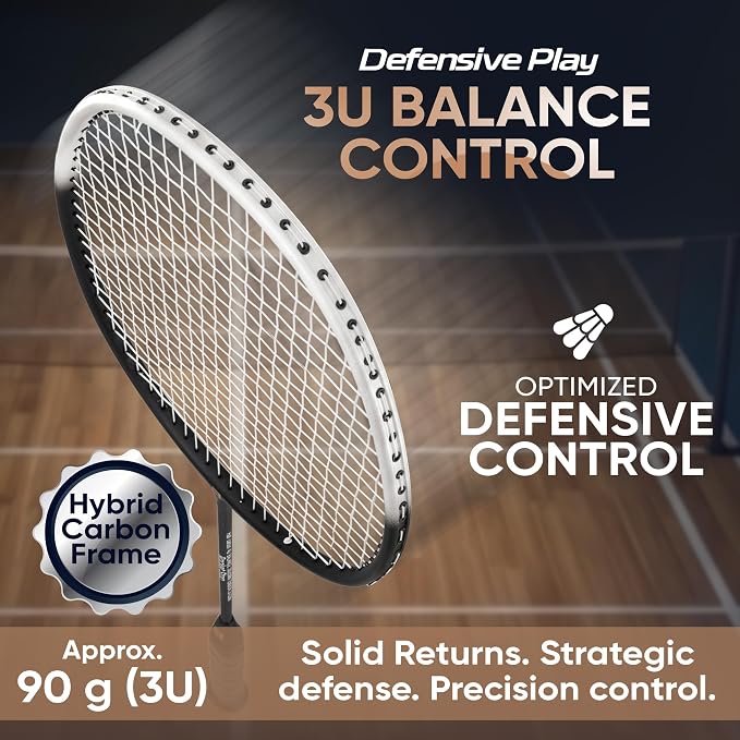 Carbon X CORE Badminton Racket Set – 2 Rackets