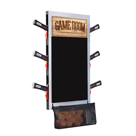 Game Room Scoreboard and Table Tennis Racket Holder