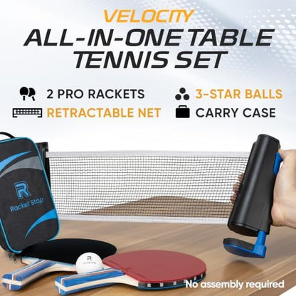 Velocity Table Tennis Paddle Set