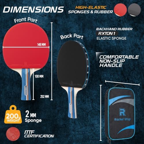 Velocity Table Tennis Paddle Set